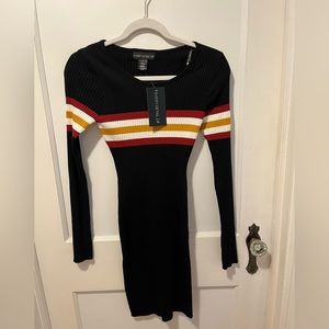 Long sleeve sweater dress Mid length